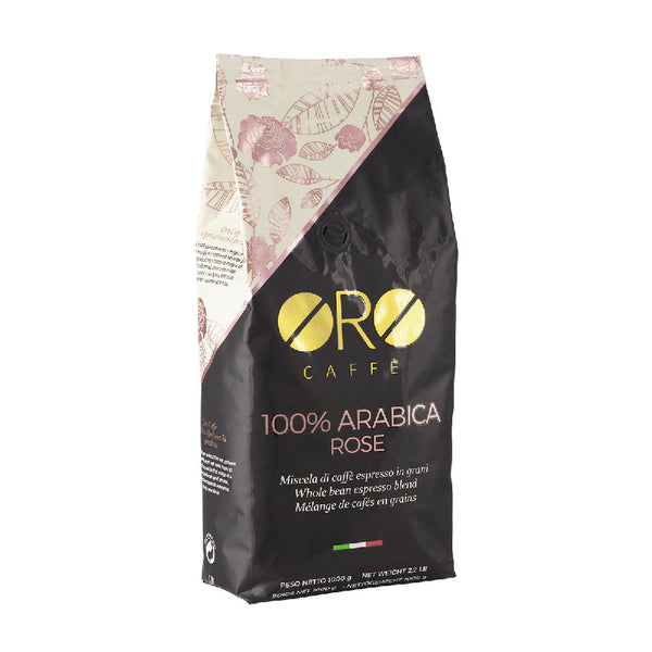 Caffè Dettaglio 100% Arabica Rose in grani | ORO Caffè