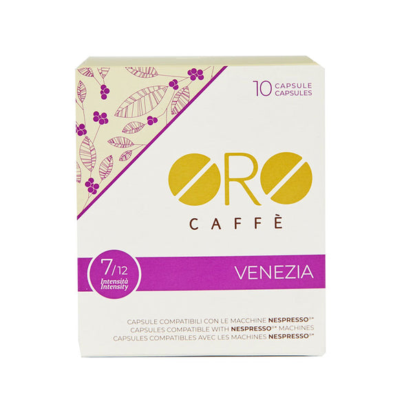 Caffè Venezia 10 Capsule compatibili Nespresso | Oro Caffè