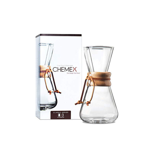 Caraffa Chemex in vetro per Caffè Filtro confezione | Oro Caffè