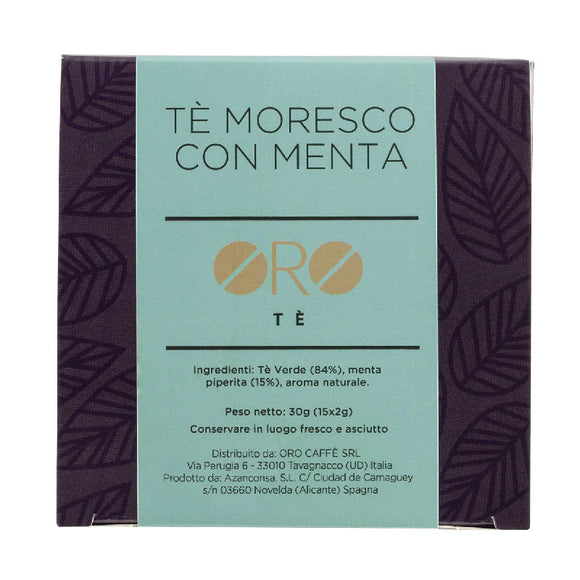 Dettaglio Te Moresco alla Menta | ORO Caffè